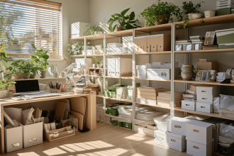 Boîte de rangement pour organiser efficacement les espaces encombrés