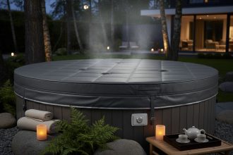 Couverture de spa bien ajustée pour protection et conservation de la chaleur