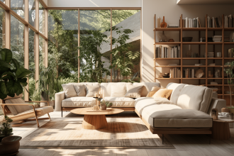 Verrière d'intérieur apportant lumière et espace à un intérieur moderne
