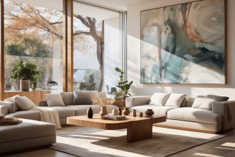 Meubles design et décorations atypiques dans un intérieur moderne
